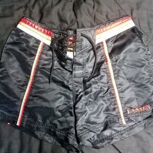 Vintage Lassen Hawaii Striped Swim Board Shorts